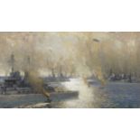 James Paterson PRSW RSA RWS (British, 1854-1932) The German Fleet After Surrender - Firth of Fort...