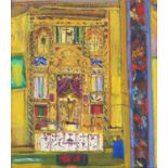 Sir Robin Philipson RA PRSA FRSA RSW RGI DLitt LLD (British, 1916-1992) Mexican Altar (Sanctuario...