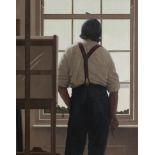 Jack Vettriano OBE Hon LLD (British, born 1951) Homage to Fontana? 76.2 x 61 cm. (30 x 24 in.) (P...