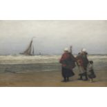 Philippe Lodewijk Sadee (Dutch, 1837-1904) The fishing fleet returning