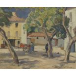 John Maclauchlan Milne RSA (British, 1886-1957) In Provence 51 x 61 cm. (20 1/16 x 24 in.)