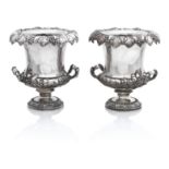 A Pair of Sheffield Plate wine coolers circa 1825