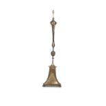 A Late Victorian Neoclassical Brass Standard Lamp