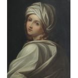 After Guido Reni (Italian, 1575-1642) Portrait of girl in white