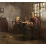 Cornelis Kraan (Dutch, 20th Century) Teatime