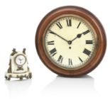 A 19th century wall clock (2)