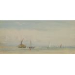 William Lionel Wyllie, R.A. (British, 1851-1931) Hay Barges, Folly Bay
