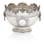 A Late Victorian Monteith Punchbowl by James Crichton and Co, Edinburgh, 1893,