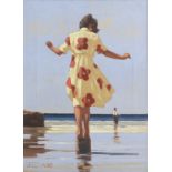 Jack Vettriano OBE Hon LLD (British, born 1951) The Poppy Dress 40.6 x 30.5 cm. (16 x 12 in.)