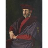 William Brown Menelaws (British, active 1901-1942) Portrait of David Foggie, in his RSA robes 91....