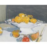 Gordon Bryce RSA RSW (British, born 1943) Oranges 37.5 x 47.5 cm. (14 3/4 x 18 11/16 in.)