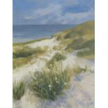 Perpetua Pope (British, 1916-2013) Dunes, Barra 91.5 x 71.1 cm. (36 x 28 in.)