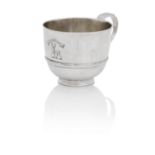 A George I tot cup 1714 by Harry Beathune, Edinburgh, 1716