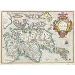 ORTELIUS (ABRAHAM) Scotia Tabula, Amsterdam 1574; And Scotia Regnum, Britannia by Camden, 1607, h...