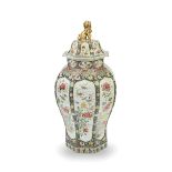 A VERY LARGE FAMILLE ROSE JAR AND COVER Yongzheng (2)