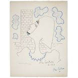 JEAN COCTEAU (1889-1963) Chevalier &#224; la Tour (Con&#231;u en 1959 et ex&#233;cut&#233; dans u...