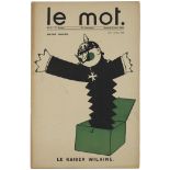 JEAN COCTEAU (1889-1963) Le Mot, Paul Iribe &#233;diteur, 1914-1915 portfolio