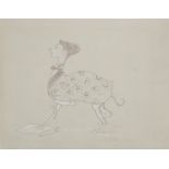 SEM (1863-1934) Portrait-charge de Jean Cocteau (Execut&#233; circa 1910signed felt-tipped pen, p...