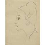 JEAN COCTEAU (1889-1963) Louise de Vilmorin (Ex&#233;cut&#233; vers 1933/1935 with the atelier ...