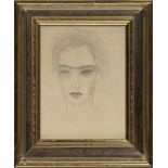 MARIE LAURENCIN (1883-1956) Portrait de Raymond Radiguet ( graphite on paper)