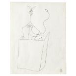 JEAN COCTEAU (1889-1963) Petit Sphinx sur un pi&#233;destal (Ex&#233;cut&#233; circa 1957with the...