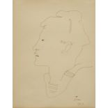 JEAN COCTEAU (1889-1963) Marin &#224; la cigarette sur l'oreille (Ex&#233;cut&#233; en 1928. Ce ...