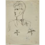 JEAN COCTEAU (1889-1963) Autoportrait de Jean l'Oiseleur (Ex&#233;cut&#233; en 1923 with t...