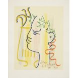 JEAN COCTEAU (1889-1963) Du; Profil vert