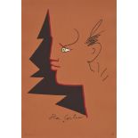 JEAN COCTEAU (1889-1963) Profil marron; Deux planches de la s&#233;rie Gitans et Corridas ; Corri...