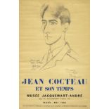 PABLO PICASSO (1881-1973) Affiche Exposition - Jean Cocteau et son temps- Mus&#233;e Jacquemart-...