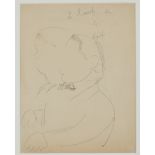 Jean Cocteau, le boeuf sur le toit ; annot&#233; 'le boeuf sur le toit' en haut a droite ; 27,1 x...