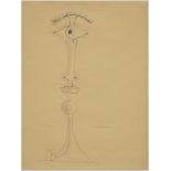 JEAN COCTEAU (1889-1963) Le chandelier de la Chapelle St-Pierre de Villefranche sur mer ( with th...