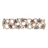 ZILLA: GEM-SET AND DIAMOND BRACELET