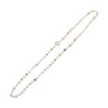 GEM-SET AND CULTURED PEARL NECKLACE