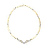 DIAMOND-SET COLLAR NECKLACE,