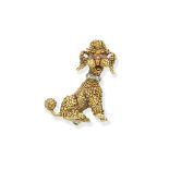 POODLE BROOCH,