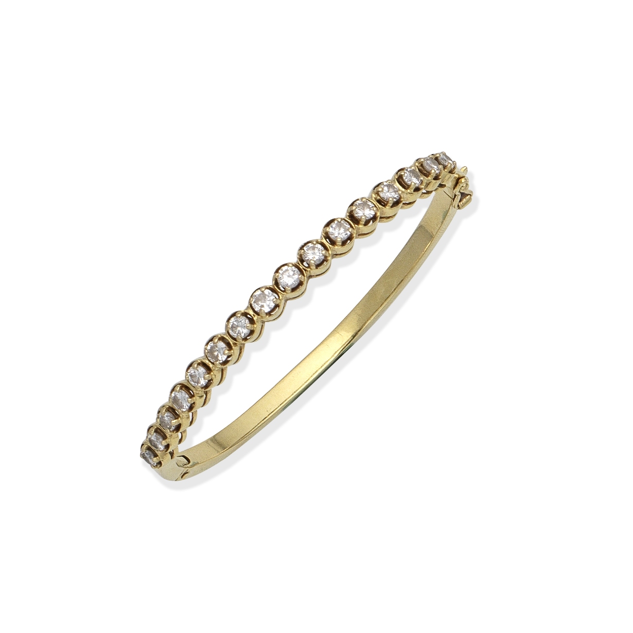 DIAMOND-SET BANGLE