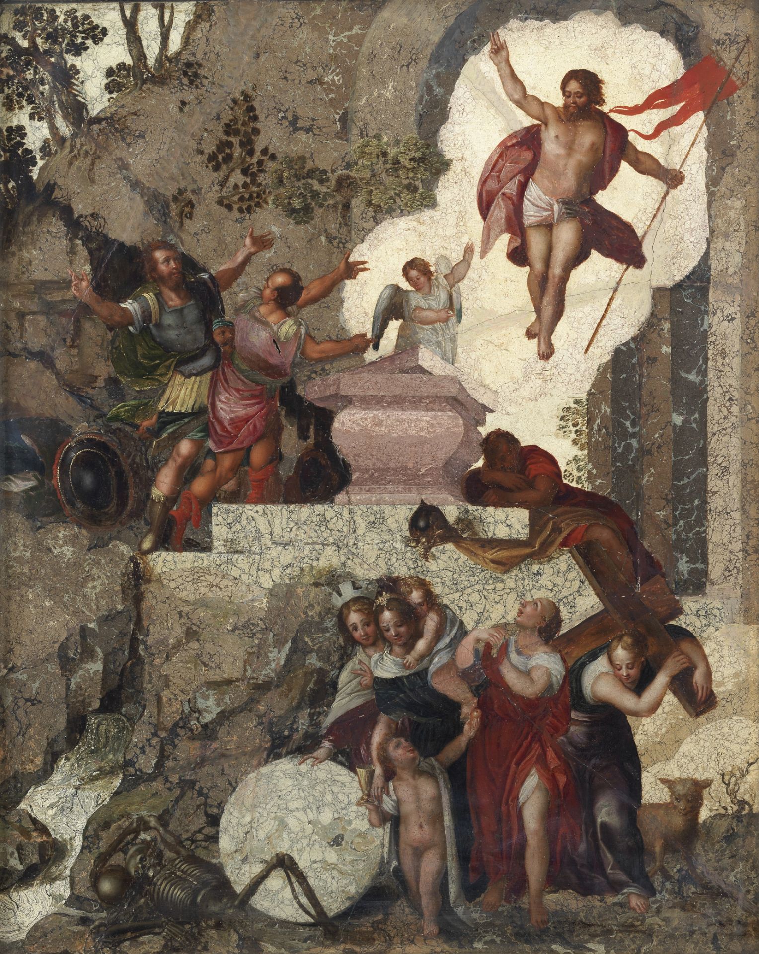 North Italian School, early 17th Century The Ascension