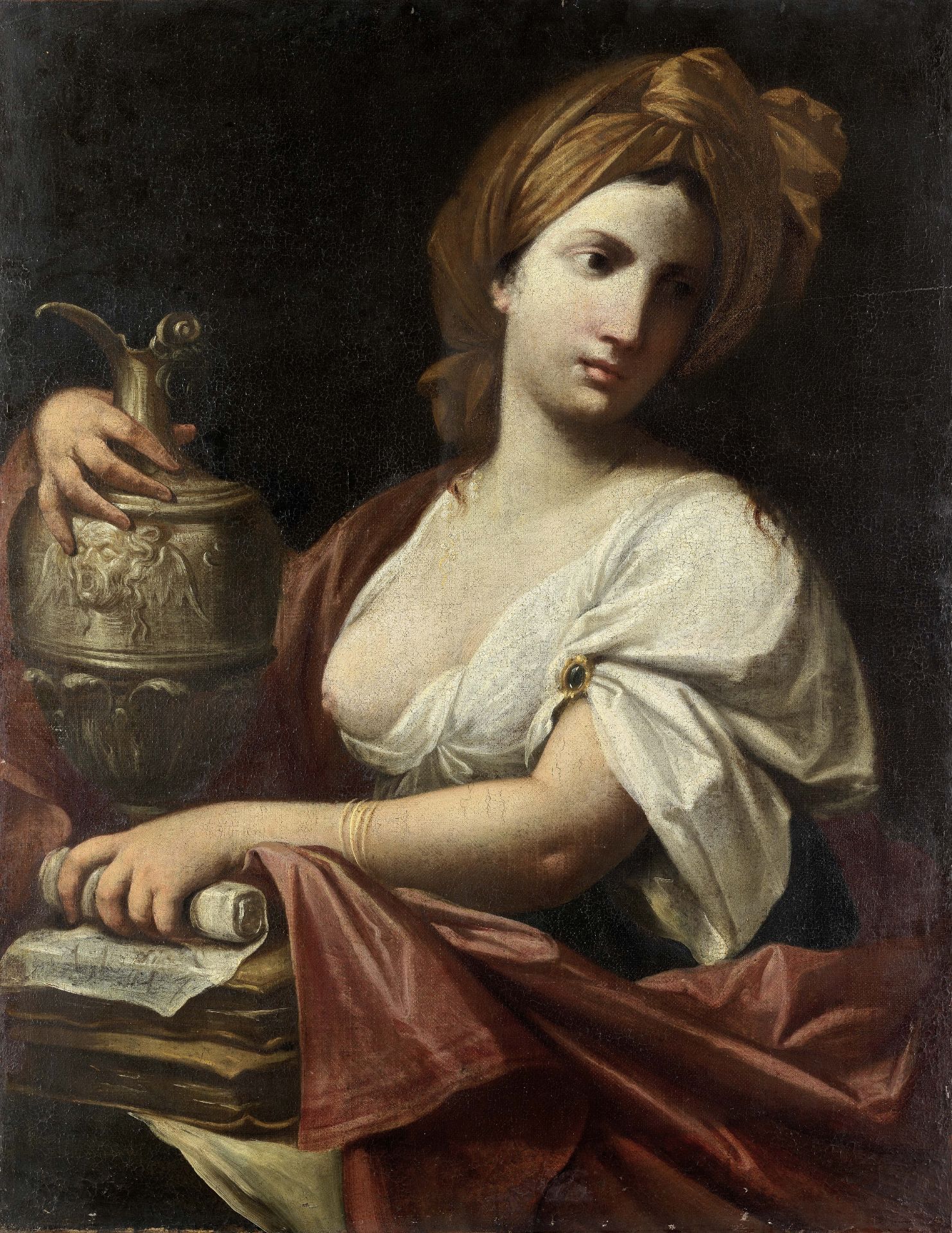 Bolognese School, 17th Century A Sibyl unframed