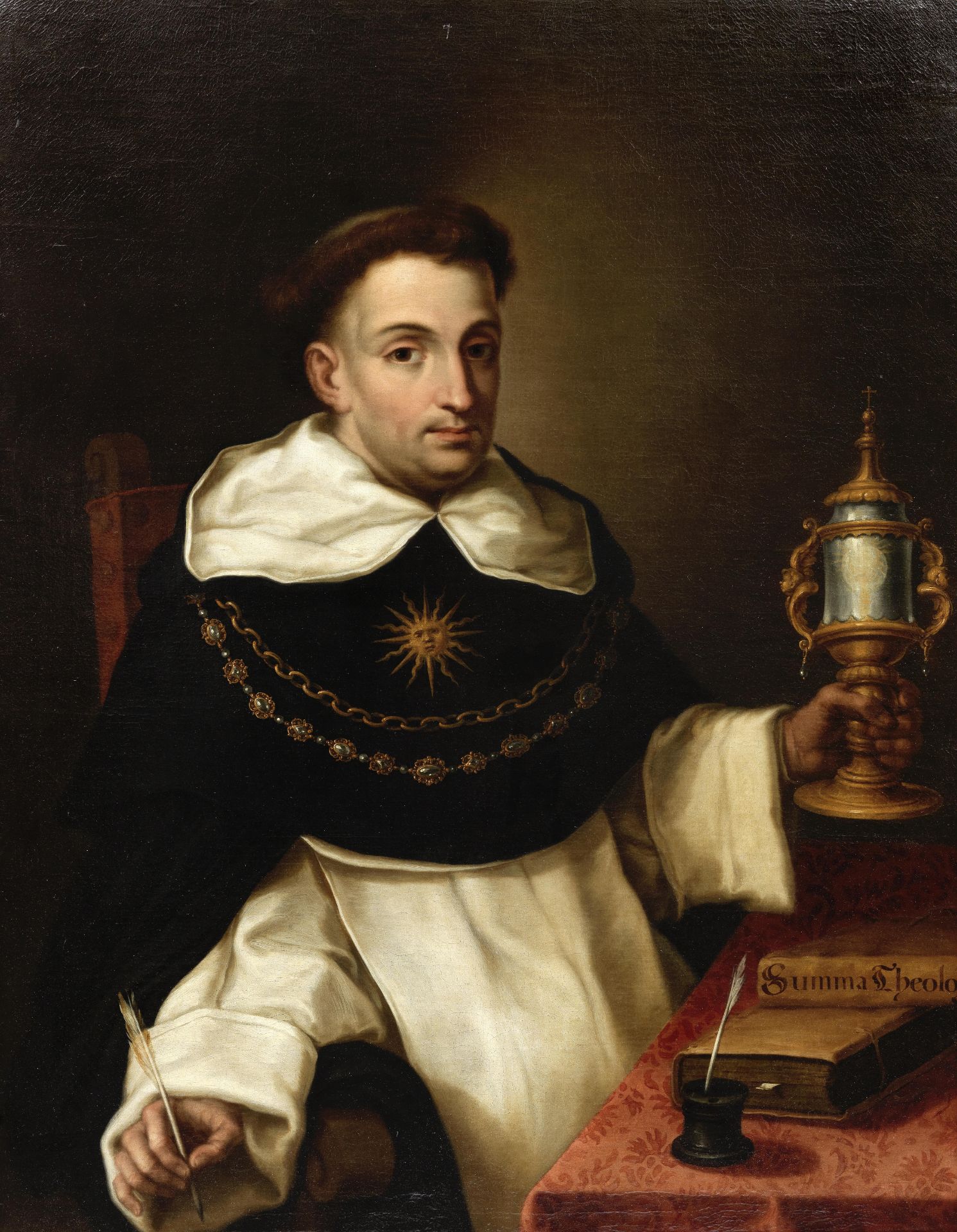 Studio of Bartolom&#233; Esteban Murillo (Seville 1618-1682) Saint Thomas Aquinas