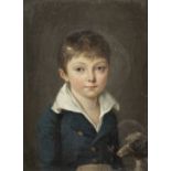 Attributed to Jean Fran&#231;ois Sablet (Morges 1745-1819 Nantes) Portrait of a boy, half-length,...