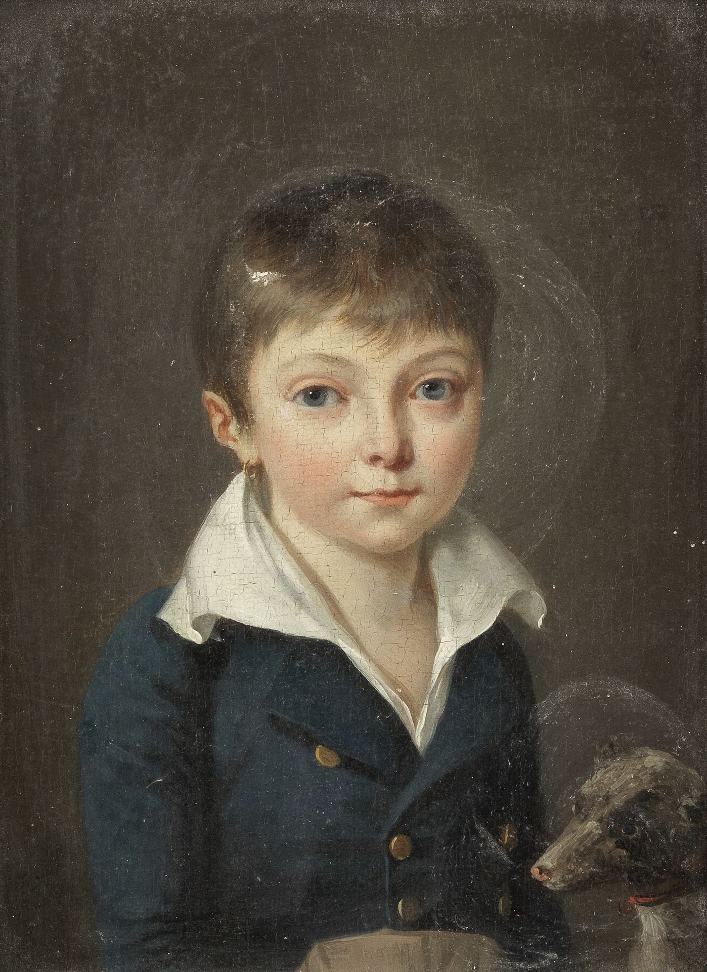 Attributed to Jean Fran&#231;ois Sablet (Morges 1745-1819 Nantes) Portrait of a boy, half-length,...