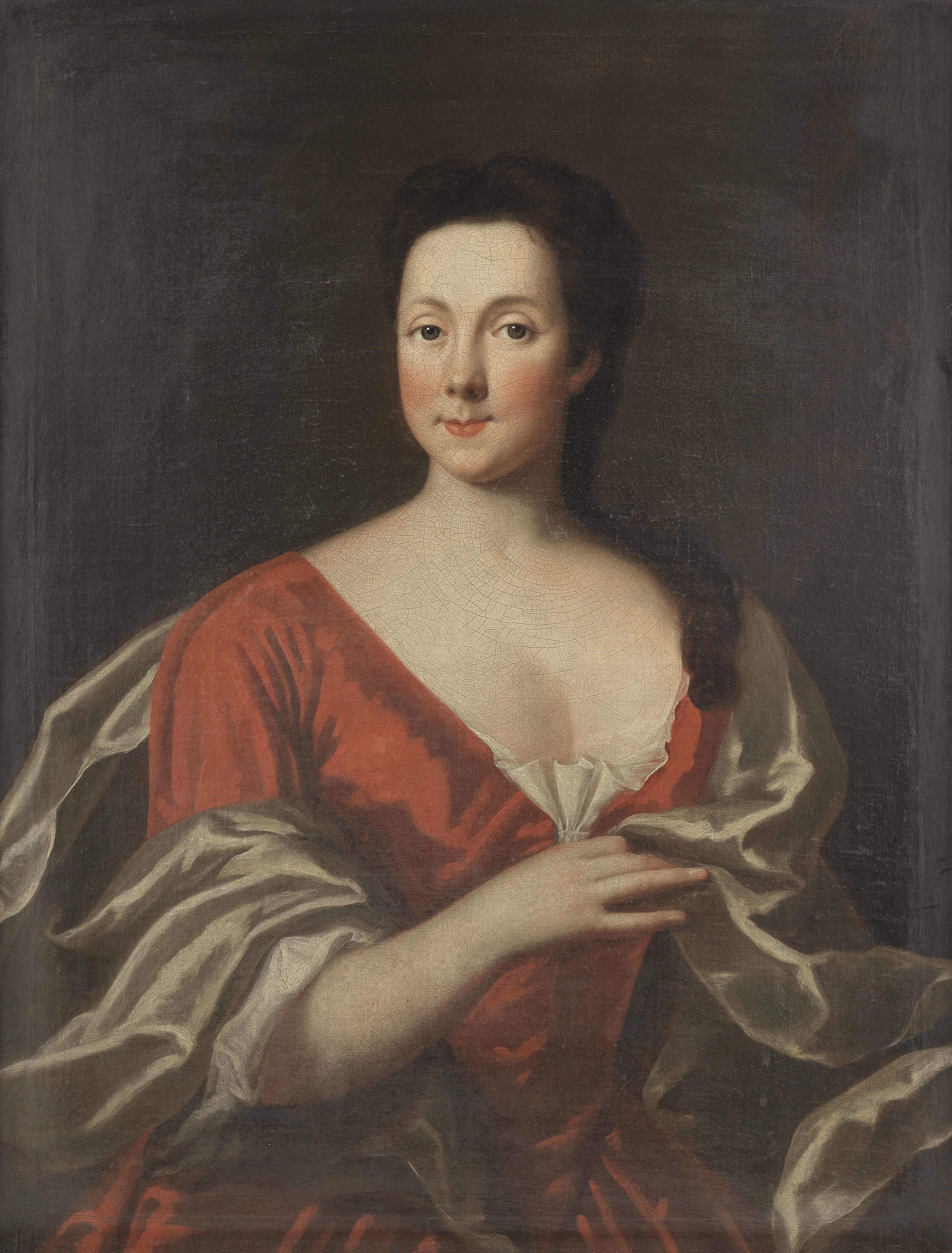 Circle of John Theodore Heins (Norwich 1732-1771 Chelsea) Portrait of a lady, half-length, in a r...