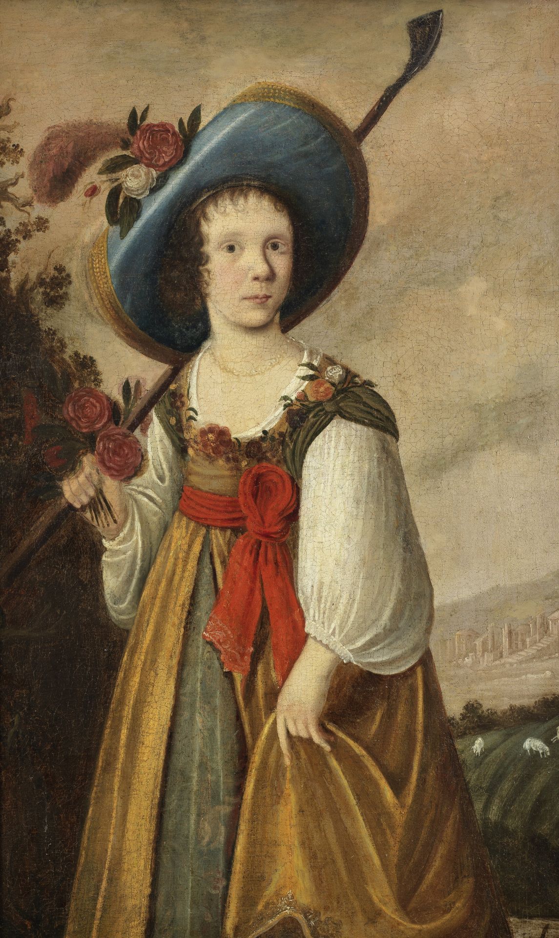 Follower of Jacob Gerritsz. Cuyp (Dordrecht 1594-circa 1651) Portrait of a girl, traditionally id...