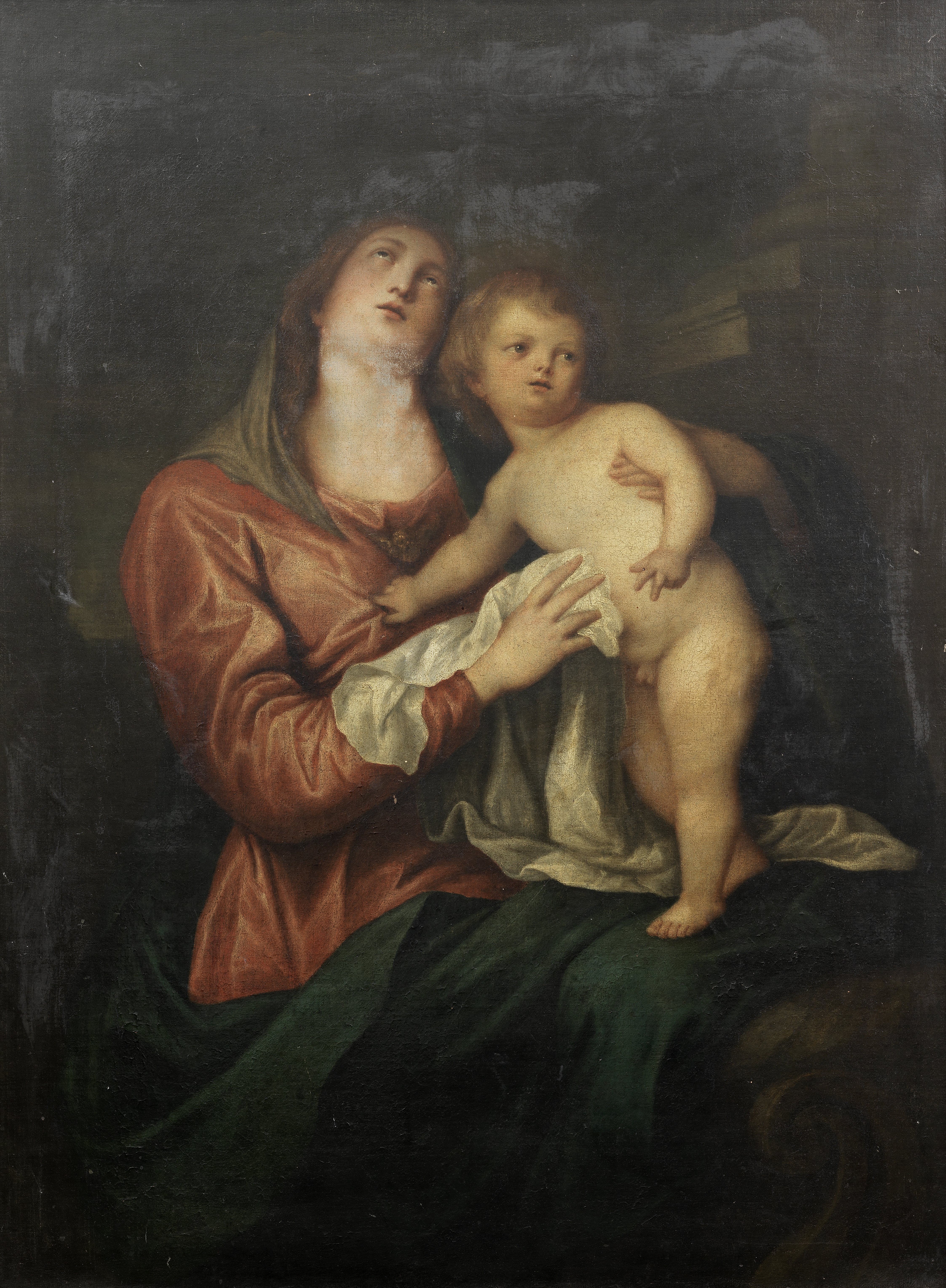 After Sir Anthony van Dyck, 19th Century The Madonna and Child