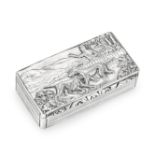 A George IV silver snuff Box Thomas Shaw, Birmingham 1828