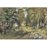 Philip Wilson Steer O.M., N.E.A.C. (British, 1860-1942) Woodland path, Knaresborough