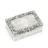 Worcestershire Regiment: a Victorian silver snuff box Charles Rawlings and William Summers, Londo...