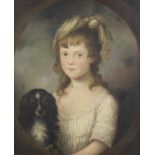 Circle of Sir Nathaniel Dance Holland, Bt. (London 1734-1811 Winchester) Portrait of a girl, said...
