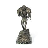 Demetre Chiparus (Romanian, 1886-1947): A patinated bronze figure of 'Return of the hunter'